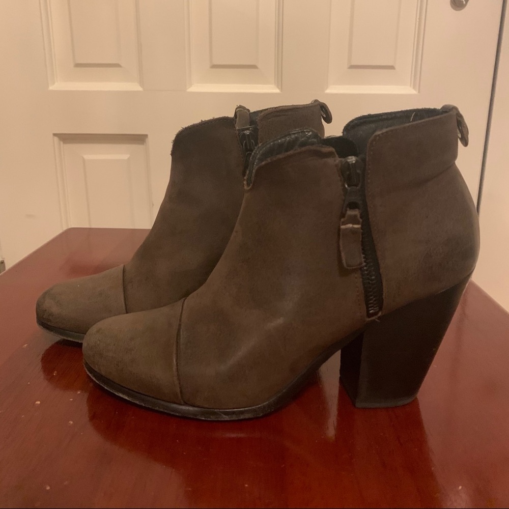 Rag & Bone Margot Booties Heels Ankle Boots Sz 38